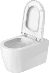 DURAVIT Wand-WC ME by Starck 570 mm spülrandlos mit WonderGliss Weiß