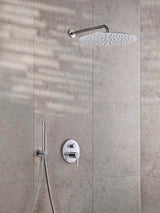 DURAVIT Stabbrause MinusFlow Rund Rain Schwarz Matt – Handbrause mit Antikalksystem, Messing