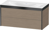 Duravit XViu c-bonded Waschtischunterschrank 1000 mm Eiche mit 2 Schubkästen