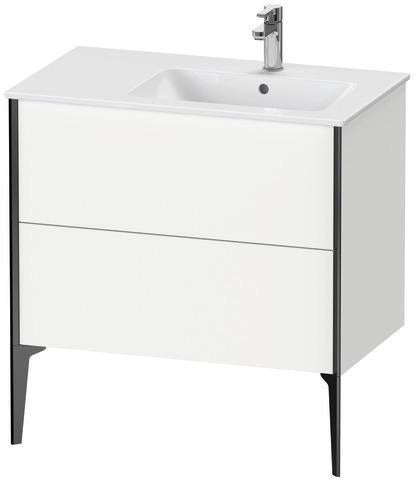 Duravit Waschtischunterbau XVIU 810x834x480mm 2 Auszüge Ahorn Mitte Schürze