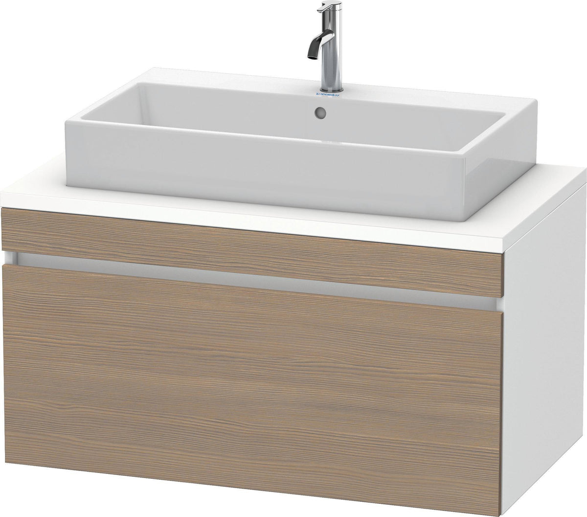 Duravit DuraStyle Konsolenunterschrank 1000 mm Eiche Terra/Weiß Matt mit 1 Auszug