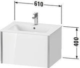 Duravit Waschtischunterbau XVIU 610x400x480mm Einrichtungssystem Nussbaum für ME by Starck