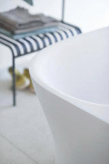 DURAVIT Cape Cod Badewanne 1900x900 mm Vorwand, Mineralguss Weiß Matt, inkl. Fußgestell & Verkleidung