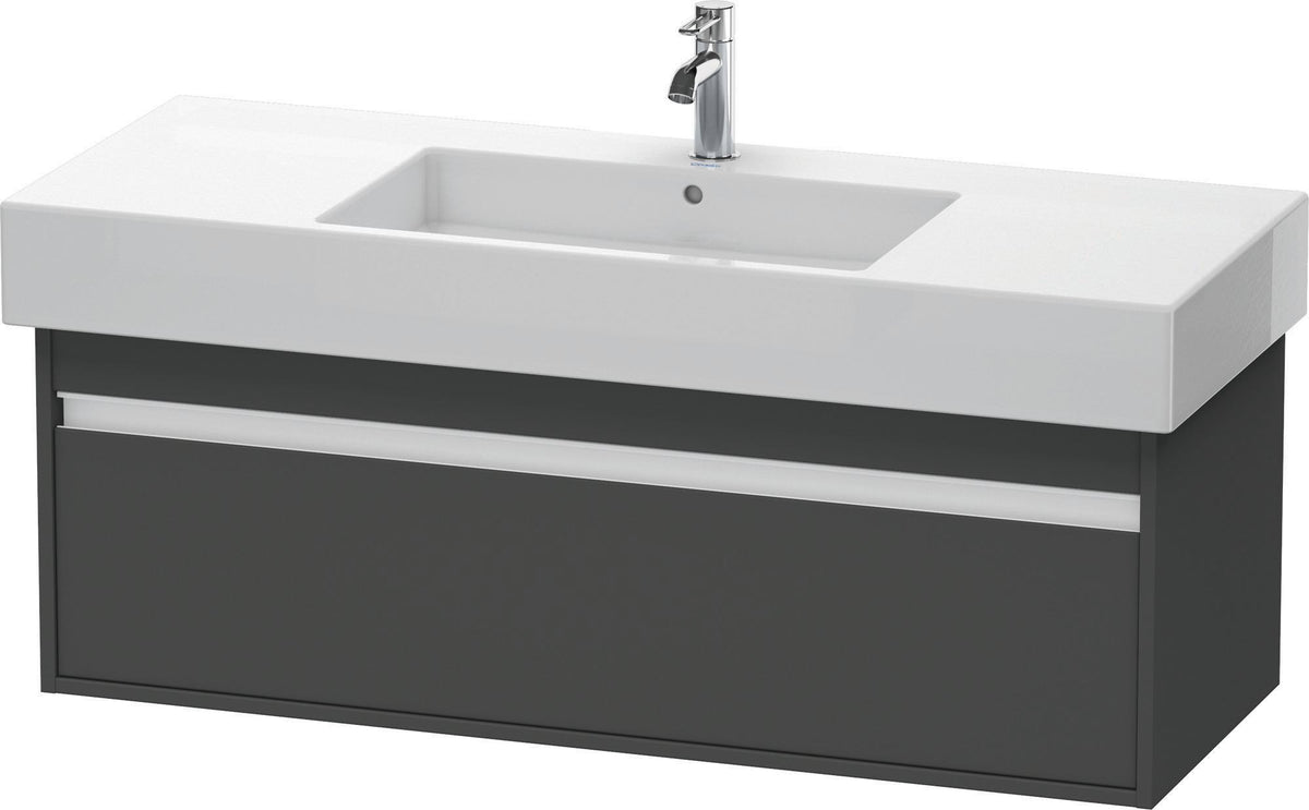 DURAVIT Ketho Waschtischunterbau 1200 mm wandhängend, 1 Auszug, weiß matt