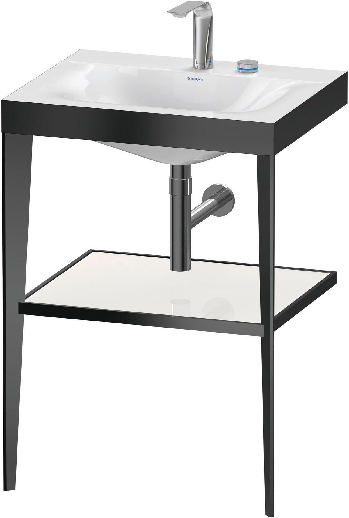 DURAVIT XViu c-bonded Waschtischset 600 mm champagner matt apricot pearl