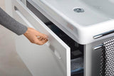 Duravit No.1 Möbelwaschtisch 550 mm weiß mit Überlauf und Hahnlochbank