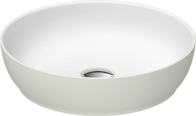 DURAVIT Sivida Aufsatzwaschtisch 400 mm rund DuroCast Plus ohne Überlauf