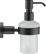 DURAVIT D-Code Seifenspender mit Glasflakon und verchromtem Messinghalter für Wandmontage