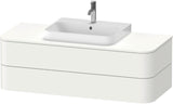 Duravit Happy D.2 Konsolenwaschtischunterbau 1300 mm Taupe Supermatt mit Tip-On-Technik