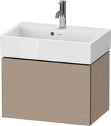 DURAVIT L-Cube Waschtischunterbau wandhängend 584 mm Weiß Matt mit 1 Auszug und Tip-On-Technik