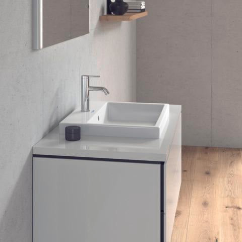 Duravit Vero Air Einbauwaschtisch 550 mm mit Überlauf und 1 Hahnloch – Weiß
