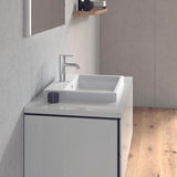 Duravit Vero Air Einbauwaschtisch 550 mm mit Überlauf und 1 Hahnloch – Weiß
