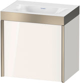DURAVIT XViu c-bonded Waschtischunterbauset 460x450x330mm champagner matt/weiß matt