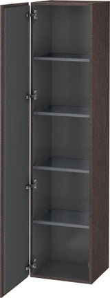 Duravit L-Cube Hochschrank 400 mm, 1 Tür links, mediterrane eiche, wandhängend, Soft-Close