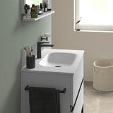 DURAVIT Sivida Spiegelablage 800x115x35mm Chrom/Weiß Matt – Montage unter Spiegel inkl. Befestigungsmaterial