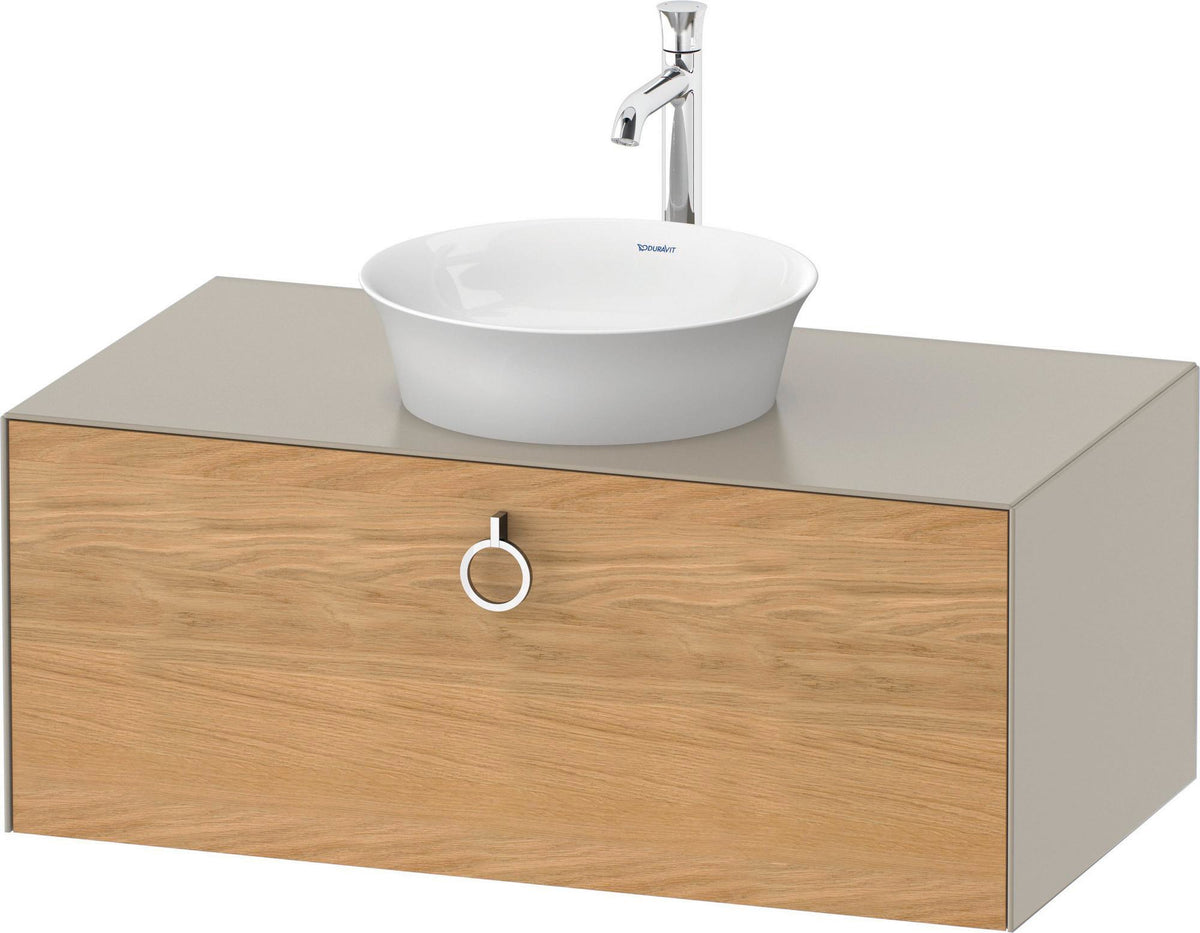 DURAVIT White Tulip Waschtischunterbau 1000 mm, 1 Auszug, wandhängend, weiß seidenmatt
