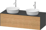 DURAVIT White Tulip Waschtischunterbau wandhängend 1300 mm weiß seidenmatt mit LED-Innenbeleuchtung