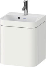 DURAVIT Happy D.2 c-bonded Waschtischset 400x360x480 mm mit 1 Tür links, Taupe seidenmatt