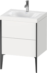 DURAVIT XViu c-bonded Waschtischset bodenstehend 600 mm weiß mit Soft-Close
