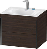 DURAVIT XViu Waschtischunterbauset mit 2 Schubkästen, 480x600x503mm, Nussbaum