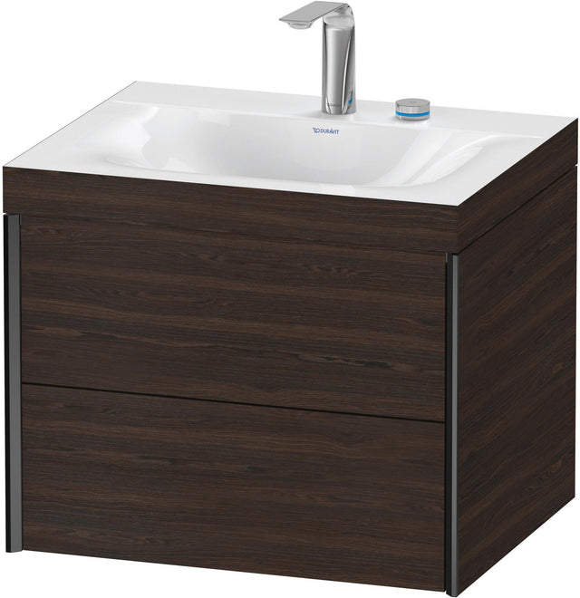 DURAVIT XViu Waschtischunterbauset mit 2 Schubkästen, 480x600x503mm, Nussbaum