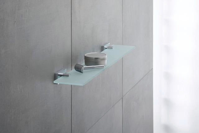 DURAVIT Karree Glasablage 600 mm matt – Design by Duravit, Glas, mit Dekor