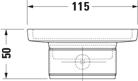 Duravit Karree Seifenschale in Chrom mit weißer Glasablage – Wandmontage