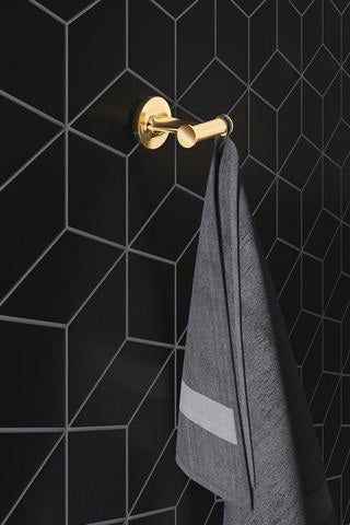DURAVIT Starck T Handtuchhaken Chrom – Doppelhaken mit verdeckter Wandmontage