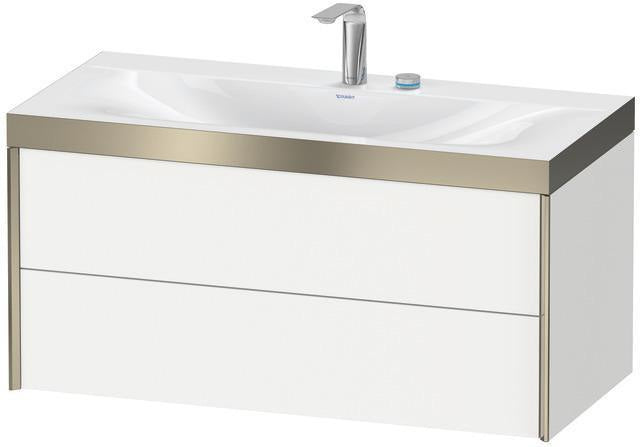 Duravit XViu Möbelwaschtischset 1000x480mm mit Viu Waschtisch und 2 Schubkästen