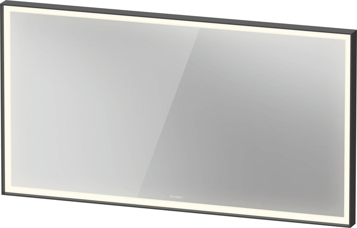 DURAVIT L-Cube Lichtspiegel 650x700 mm, graphit matt, LED, Sensorschalter, IP44