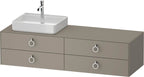 steingrau seidenmatt / steingrau seidenmatt / Mitteldichte Faserplatte (MDF)