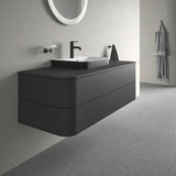 DURAVIT Aufsatzbecken Happy D.2 Plus 500 mm Weiß mit Überlauf und Hahnlochbank