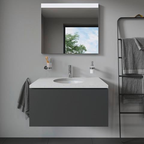 DURAVIT Einbauwaschtisch Architec 400 mm, weiß, mit Überlauf, ohne Hahnloch