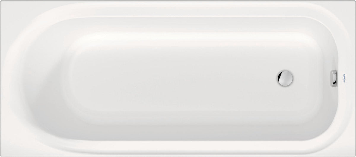 DURAVIT Soleil by Starck Einbau-Badewanne 1700x750 mm Acryl Weiß, 1 Rückenschräge