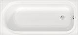 DURAVIT Soleil by Starck Einbau-Badewanne 1700x750 mm Acryl Weiß, 1 Rückenschräge