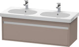 Duravit Ketho Waschtischunterbau wandhängend 1150 mm basalt matt mit 1 Auszug