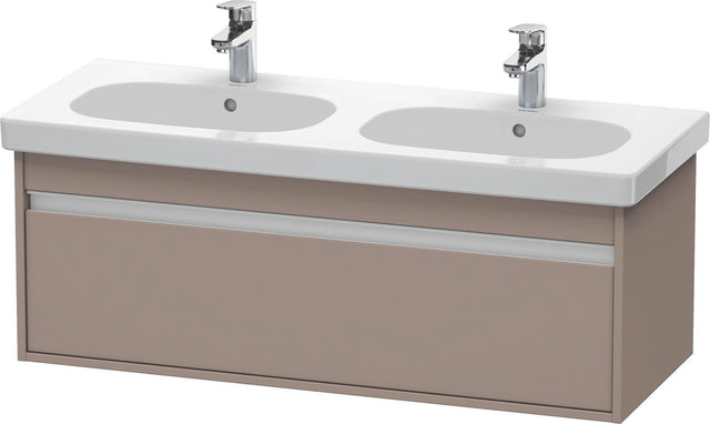 Duravit Ketho Waschtischunterbau wandhängend 1150 mm basalt matt mit 1 Auszug