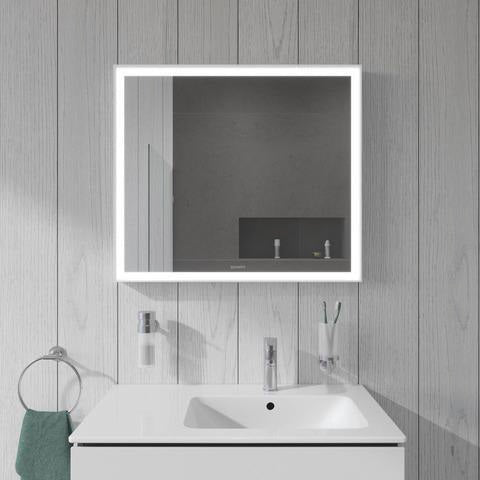 DURAVIT L-Cube Waschtischunterbau 820 mm wandhängend, 2 Schubkästen, Becken rechts, Betongrau Matt