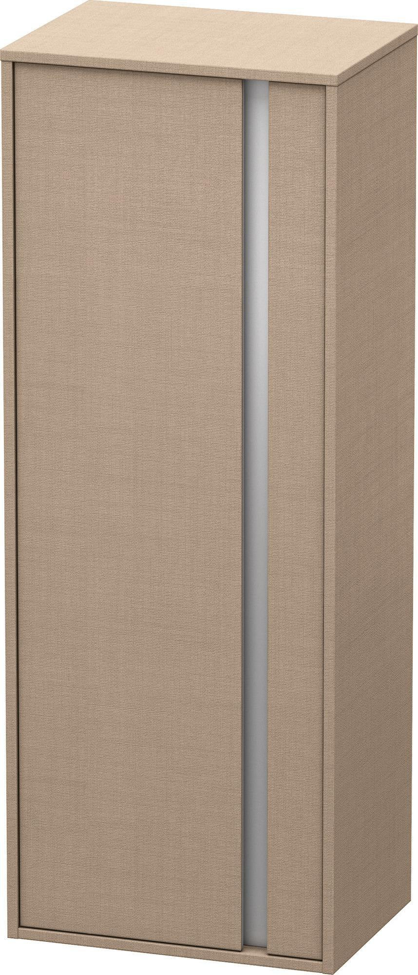 Duravit Hochschrank Ketho 360x500x1320mm, 1 Tür, Anschlag links, weiß matt – wandhängend mit Soft-Close