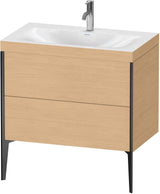 DURAVIT XViu c-bonded Waschtischset 800 mm mit 2 Auszügen, bodenstehend, Soft-Close
