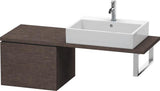 Duravit L-Cube Konsolenunterschrank 520 mm amerikanisch Nussbaum mit Tip-On-Technik