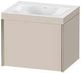 Duravit Möbelwaschtischset XViu 600x480mm mit Unterschrank und Keramikwaschtisch
