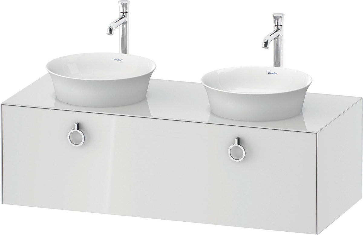 DURAVIT White Tulip Waschtischunterbau 1300 mm, 1 Auszug, wandhängend, weiß seidenmatt
