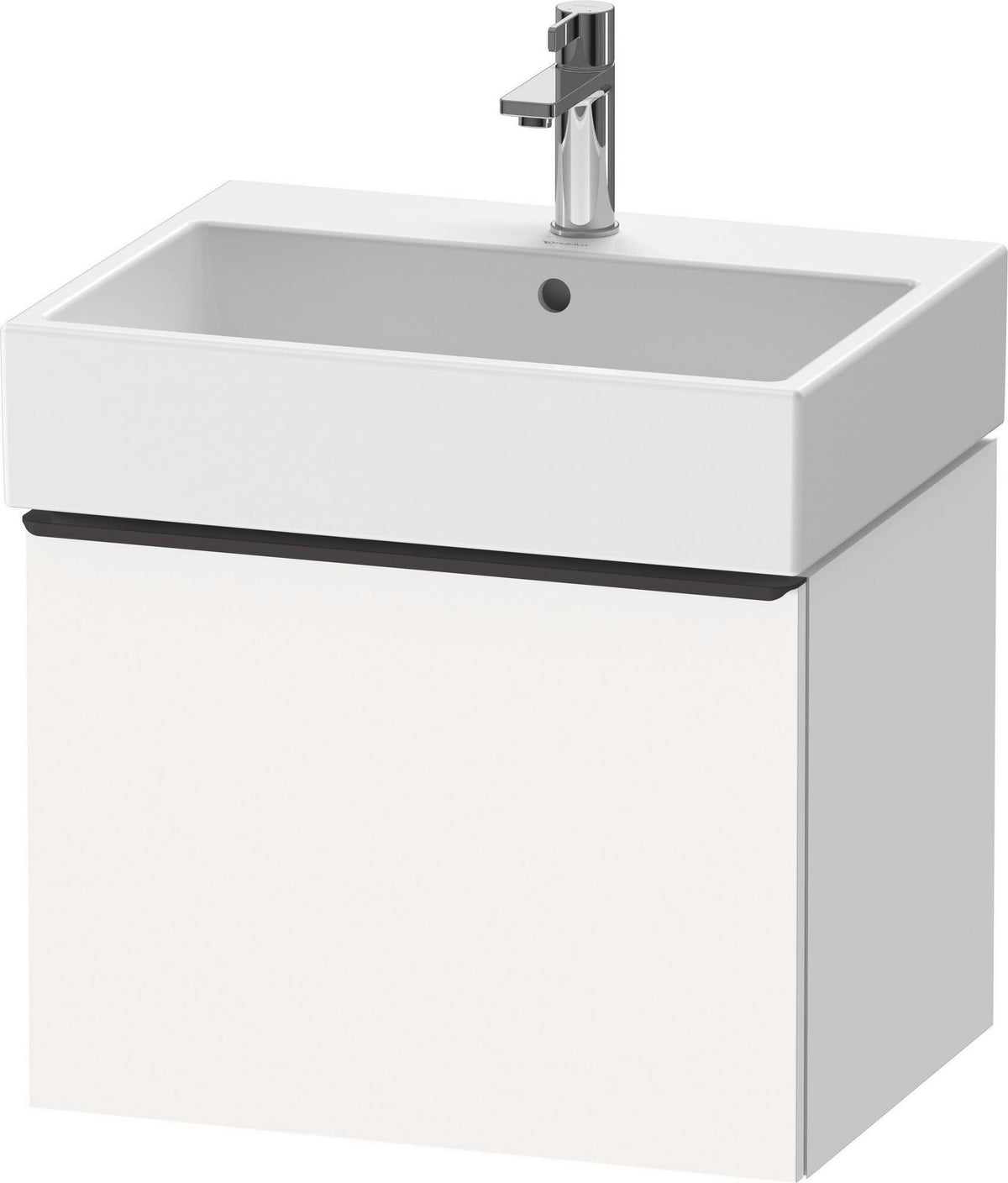 DURAVIT D-Neo Waschtischunterbau 584 mm wandhängend mit 1 Auszug, Griff Bronze, Weiß Matt