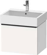 DURAVIT D-Neo Waschtischunterbau 584 mm wandhängend mit 1 Auszug, Griff Bronze, Weiß Matt