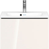 DURAVIT L-Cube Waschtischunterbau 620 mm, 1 Auszug, Weiß Matt, Wandmontage