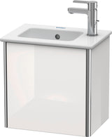 Duravit XSquare Waschtischunterbau 1 Tür rechts 400x410x289 mm Weiß Seidenmatt