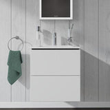 DURAVIT ME by Starck Möbelwaschtisch 530 mm, 1 Hahnloch, mit Überlauf, weiß