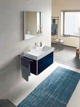 Duravit DuraSquare Möbelwaschtisch 800 mm mit Hahnlochbank, weiß geschliffen