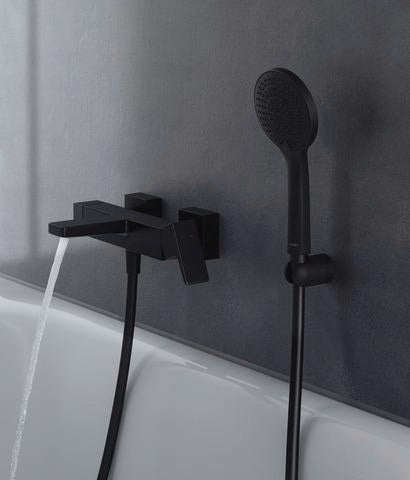 DURAVIT Handbrause MinusFlow 3-Jet D110 Soft Rain/Rain/Intense Rain, Schwarz M.